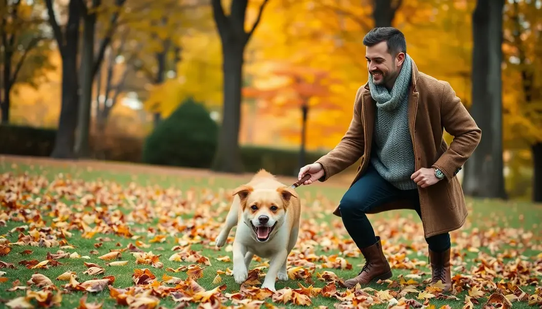 Embrace lightweight fashion for sunny adventures with your pet.