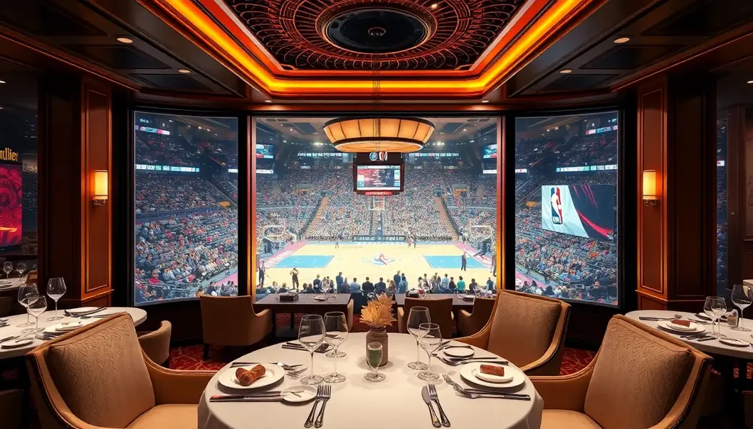 The allure of NBA courtside fashion where luxury meets the thrill of the game.